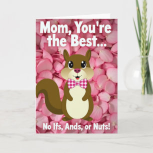 Bushy Tail Mothers Day Card