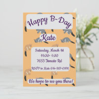 Bushy Tail Possums Happy Birthday