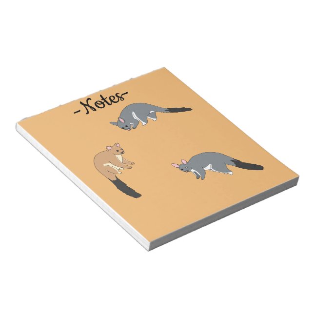 Bushy Tail Possums Notepad (Angled)