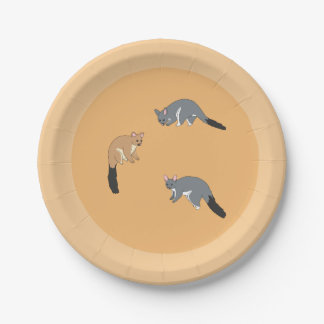 Bushy Tail Possums Paper Plate
