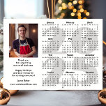 Business 2024 Calendar Minimalist Silver Glitter<br><div class="desc">2024 Calendar Business Photo Minimalist Silver Glitter Holiday Magnetic Card. All the texts are pre-arranged for you to personalise easily and quickly with your own details. Wish you all a Happy Holidays and an Amazing New Year! For many other card designs, please visit : (Business Holiday Cards) https://www.zazzle.com/collections/119095696689680604 (Business Magnetic...</div>