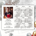 Business 2025 Calendar Minimalist Silver Glitter Holiday Postcard<br><div class="desc">2025 Calendar Business Photo Minimalist Silver Glitter Holiday Card. All the texts are pre-arranged for you to personalise easily and quickly with your own details. Wish you all a Happy Holidays and an Amazing New Year! For many other card designs,  please visit  (Holiday Cards) https://www.zazzle.com/collections/119095696689680604
 (Holiday Postcards) https://www.zazzle.com/collections/119753491551091405</div>