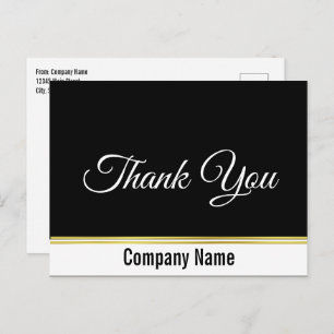 Business 2-sided Thank You Template Postcard