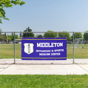 Business 4 x 8 Outdoor Banner with Logo