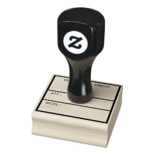 Business Accounting Debit Credit Custom Stamp