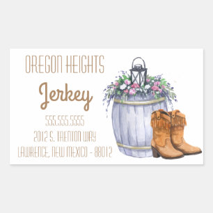 Business Address Stickers Summer Country Wedding R