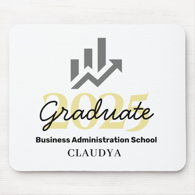 Business Administration Graduate Class of 2025 Mouse Pad (Front)