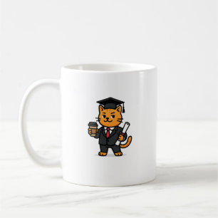 Business Administration Graduation Funny Cat Coffee Mug