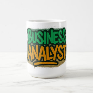 Business Analyst Graffiti Style Coffee Mug