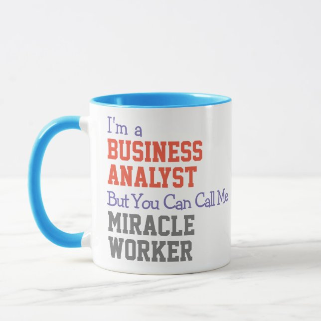 Business Analyst Miracle Worker Mug (Left)