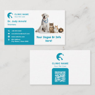 Business Animal pet   Simple modern Card