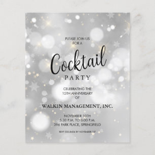 Business Anniversary Budget Flyer