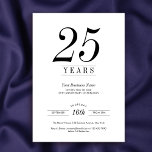 Business Anniversary Celebration Minimalist Logo Invitation<br><div class="desc">Celebrate your milestone in style with this minimalist Business Anniversary Invitation, featuring fully editable text and colours, allowing you to tailor this company invite for your event. This minimalist black and white event marketing flyer is great to use for your company anniversary, launch party or milestone! Featuring elegant serif fonts,...</div>