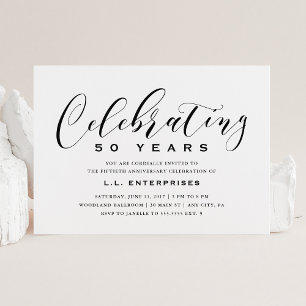 Business Anniversary Invitation