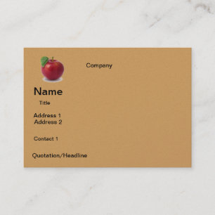 BUSINESS apple DESIGN Business Card