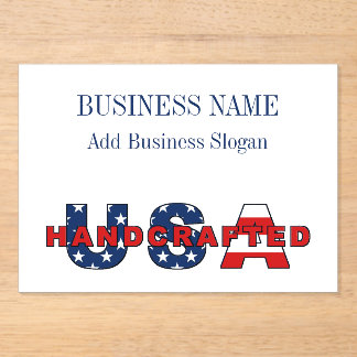 Business Artist Crafter Small Affordable Acrylic A Acrylic Invitations