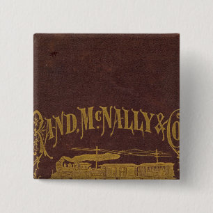 Business atlas 15 cm square badge