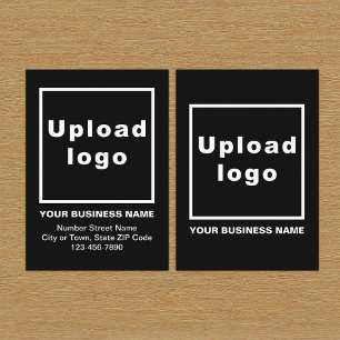 Business Black Enclosure Card