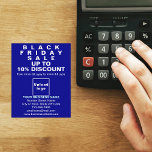 Business Black Friday Sale on Blue Flyer<br><div class="desc">Customisable flyer with Black Friday Sale, your business name and other information of your business, a marketing material that you can use to attract more customers. Customise it and distribute it to attract more customers to buy your products or clients to like your services. Design colours are light blue and...</div>