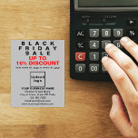 Business Black Friday Sale on Grey Flyer<br><div class="desc">Customisable flyer with Black Friday Sale, your business name and other information of your business, a marketing material that you can use to attract more customers. Customise it and distribute it to attract more customers to buy your products or clients to like your services. Design colours are black and red...</div>