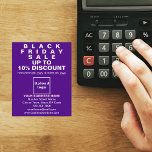 Business Black Friday Sale on Purple Flyer<br><div class="desc">Customisable flyer with Black Friday Sale, your business name and other information of your business, a marketing material that you can use to attract more customers. Customise it and distribute it to attract more customers to buy your products or clients to like your services. Design colours are pink and white...</div>