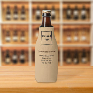 Business Brand Light Brown Bottle Cooler