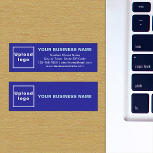 Business Brand on Blue Mini Card