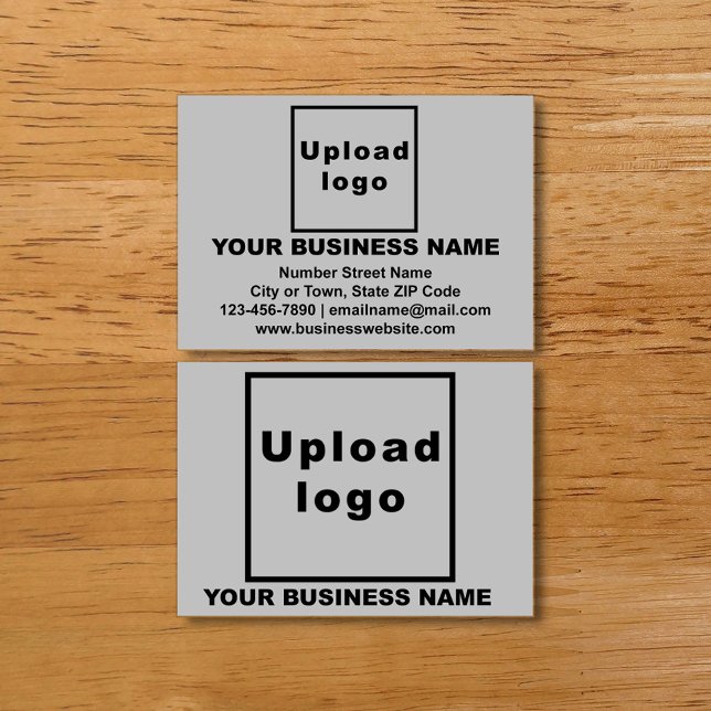 Business Brand on Grey Calling Card (Creator Uploaded)