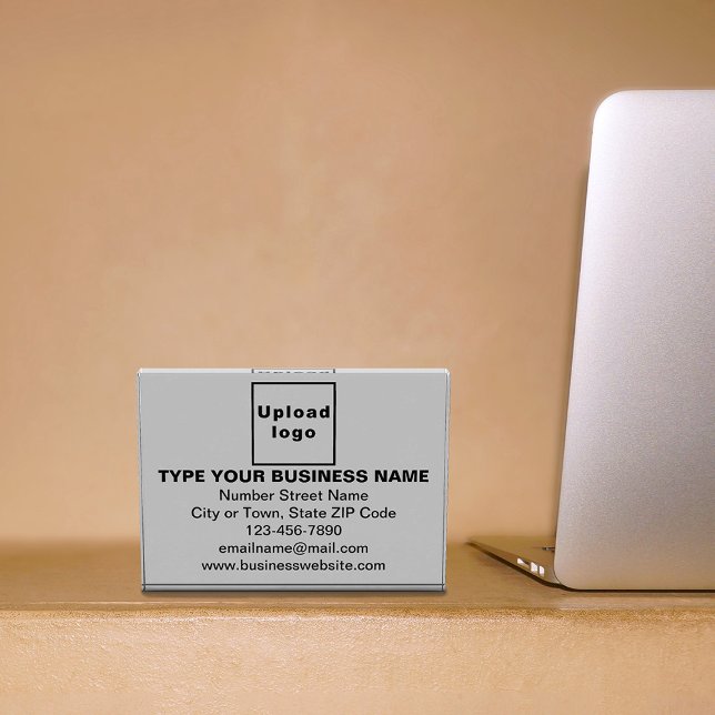 Business Brand on Grey Rectangle Photo Block (Creator Uploaded)