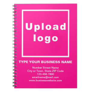Business Brand on Pink Notebook