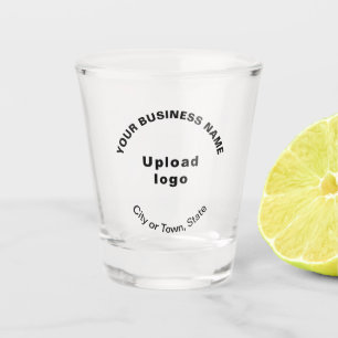 Business Brand on Shot Glass
