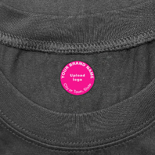 Business Brand on Small Pink Circle Clothing