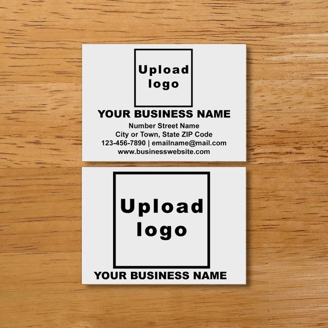 Business Brand on White Calling Card (Creator Uploaded)