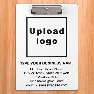 Business Brand on White Clipboard
