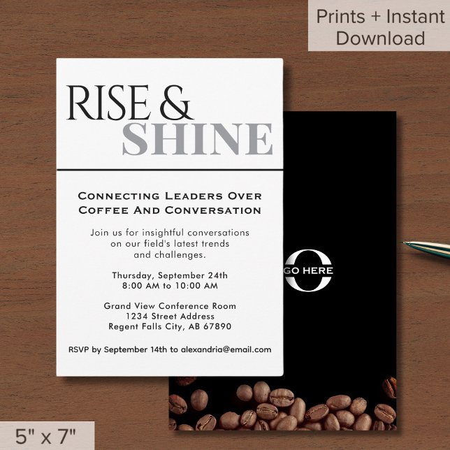 Business Breakfast Networking Event Invitation (Creator Uploaded)