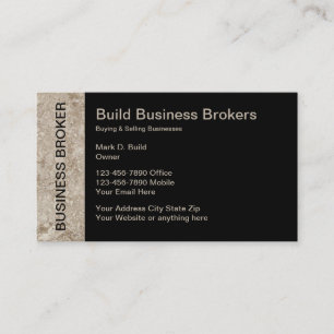 Business Broker Business Cards