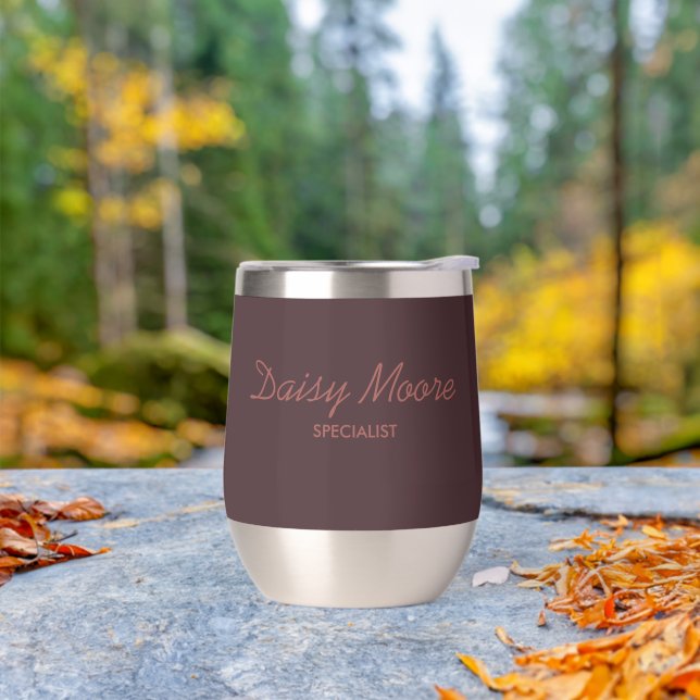 Business brown simple custom name (Outdoor)