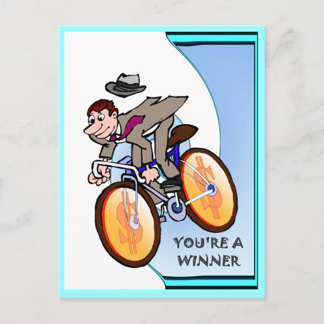 Business buddies, You're a winner Postcard (Front)