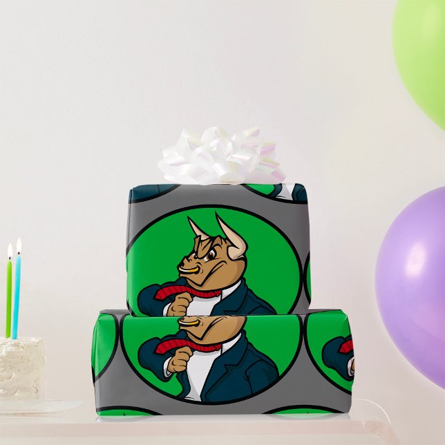 Business Bull Wrapping Paper (Creator Uploaded)