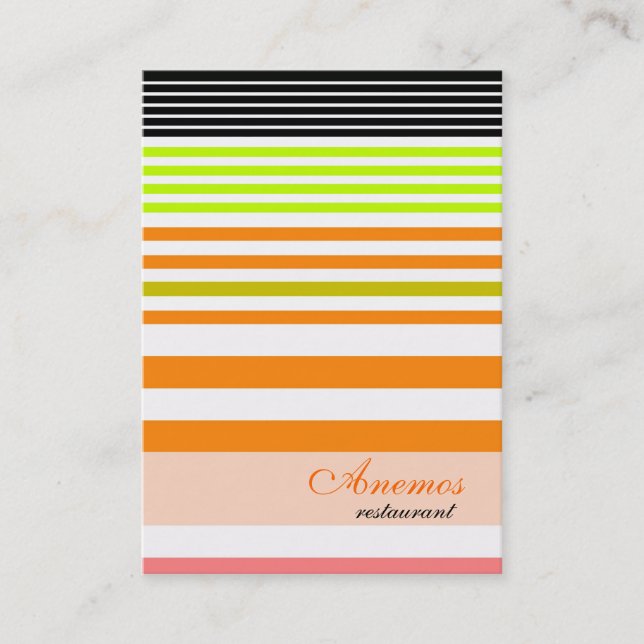 business card (Front)