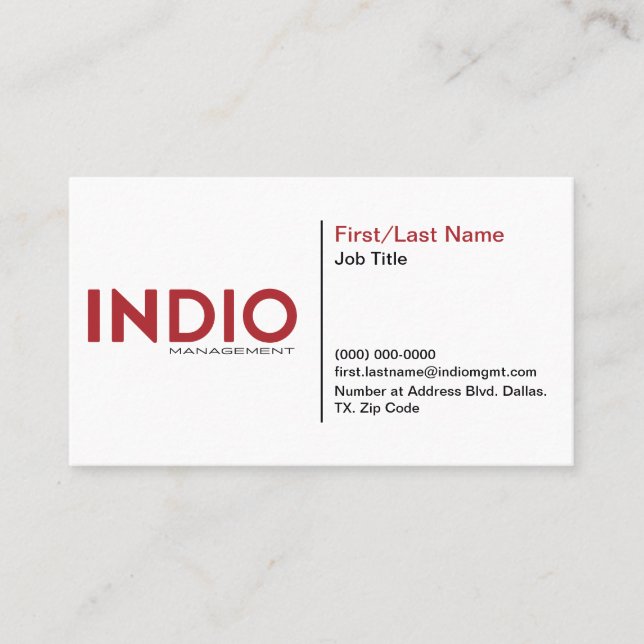 Business Card (Front)