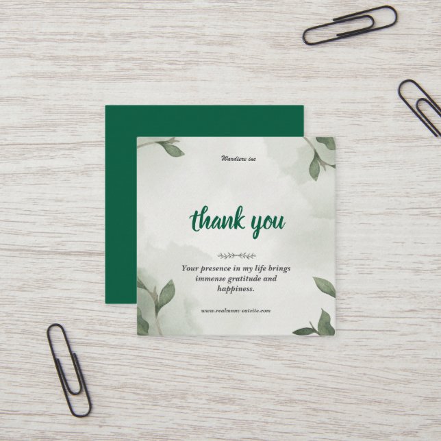 Business Card (Front/Back In Situ)