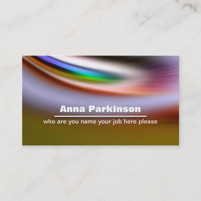 business card (Front)