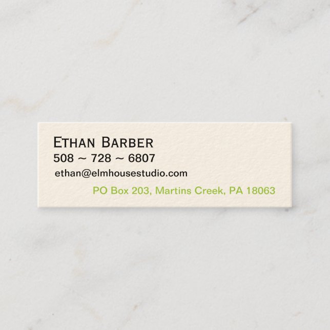 Business card (Front)