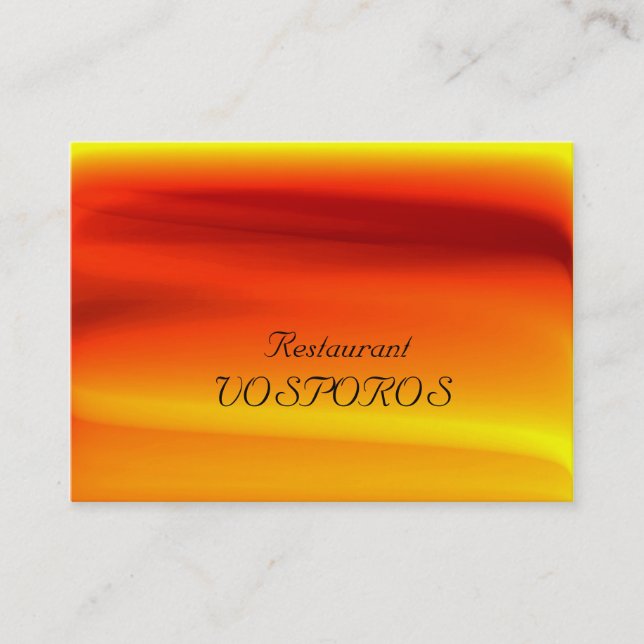 business card (Front)