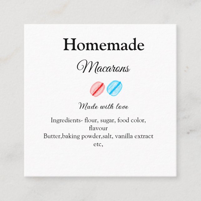 Business Card (Front)