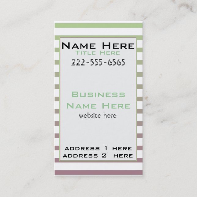 Business Card (Front)