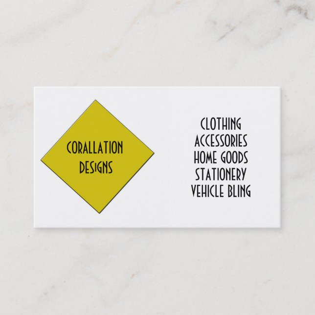 Business card 1 (Front)