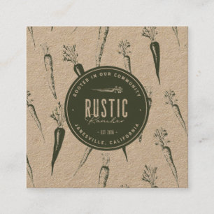 Business Card 1 Rustic Rancher