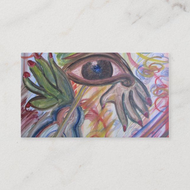 Business Card, Abstract Art Card (Front)